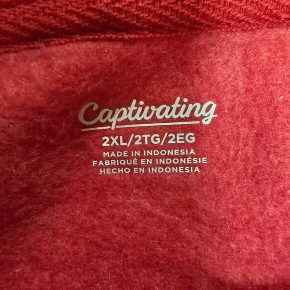 Louisville Cardinals Men's Captivating Pullover Sweatshirt Red Sz 2XL NWT - Picture 7 of 8